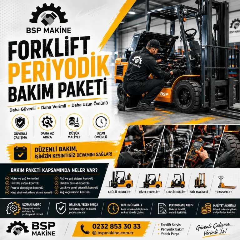FORKLİFT PERİYODİK BAKIM PAKETİ