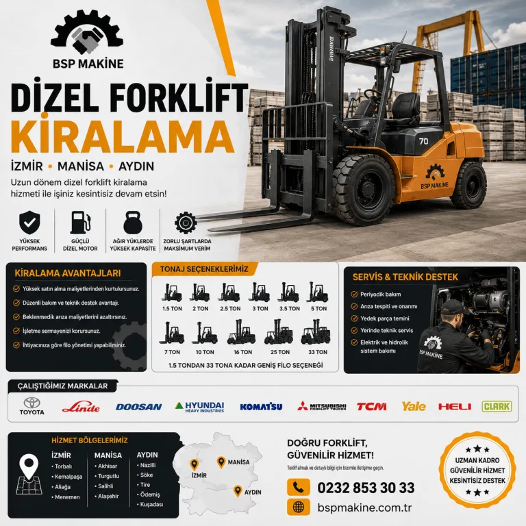 DİZEL FORKLİFT KİRALAMA